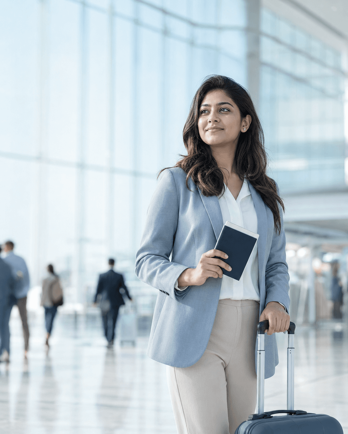 Traveler prepared by Visa Hub Bangladesh for an international journey
